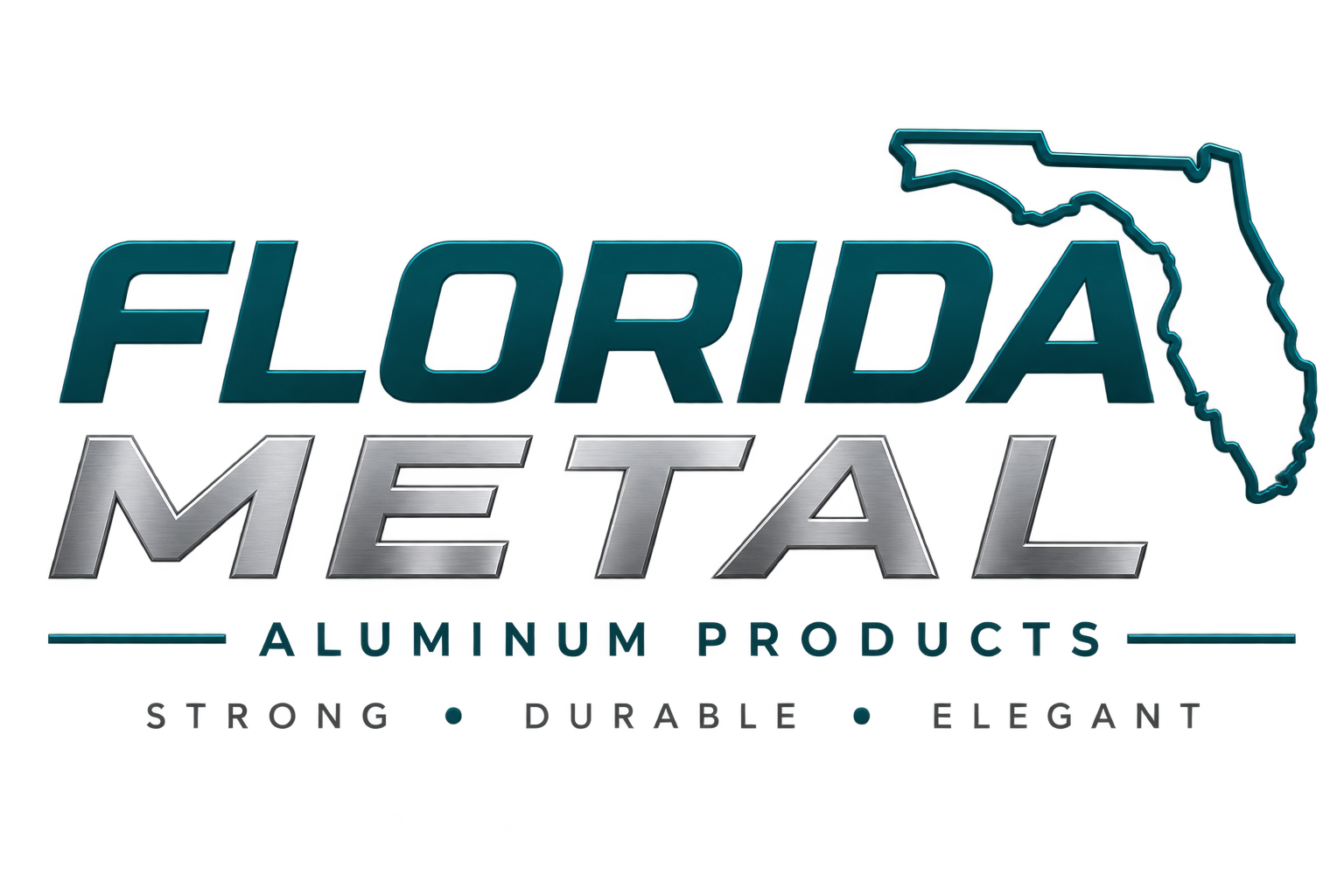 Florida Metal — Aluminum Products · Strong · Durable · Elegant